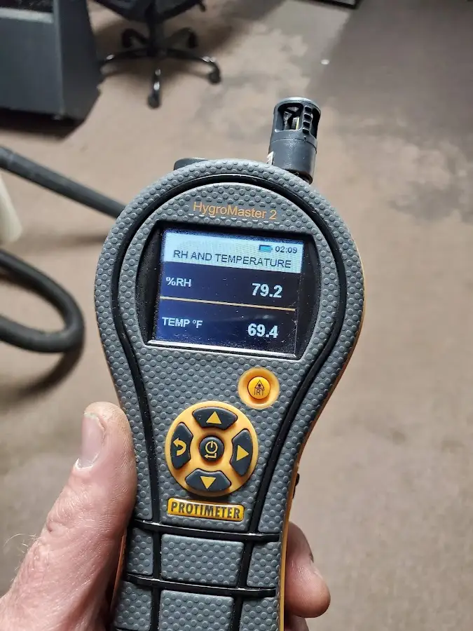 Moisture meter humidity assessment for Fire & Smoke Damage Restoration in Hopewell